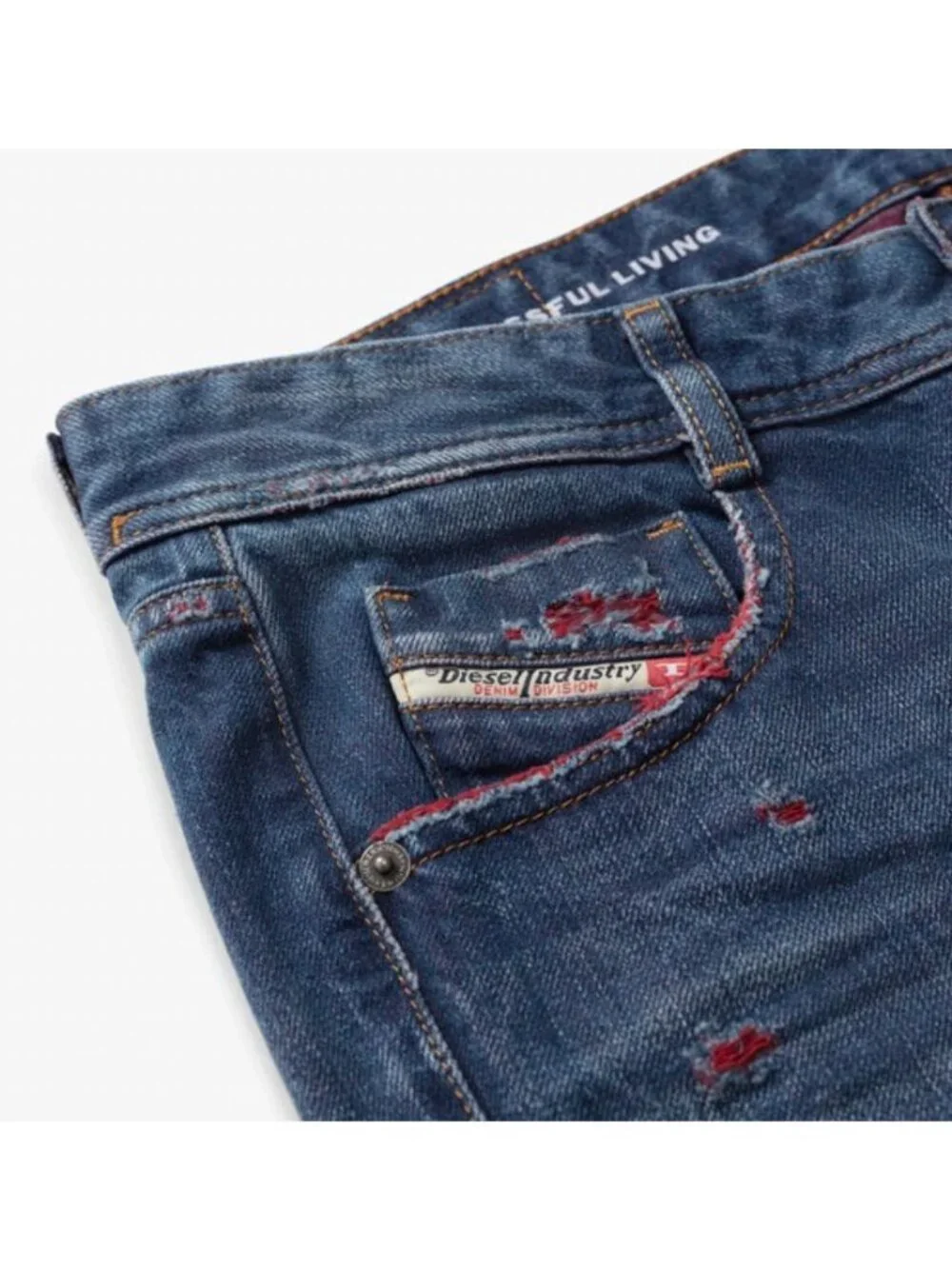 NWT Diesel Women's Blue Denim Jean s1969 D-Ebbey Bootcup Size 32 $375 [jb] - Picture 3 of 10